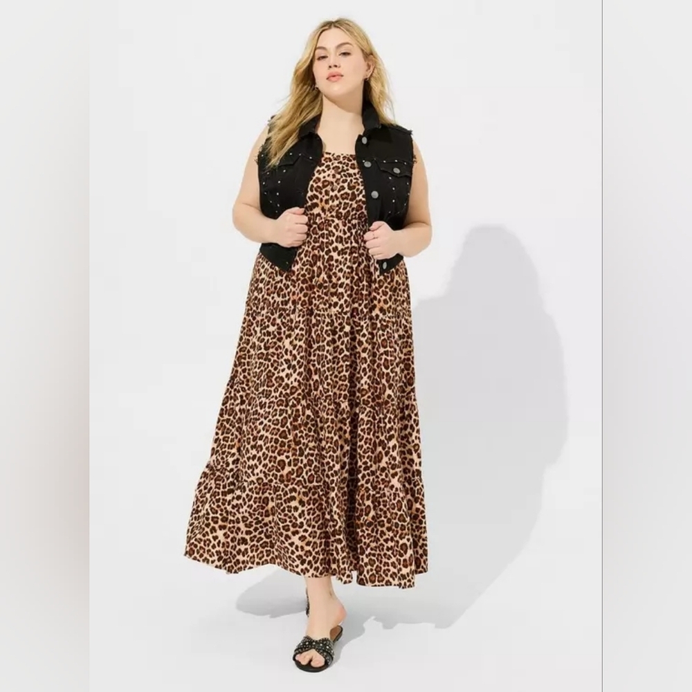 {Torrid} NEW Maxi Challis Tiered Dress - Picture 3 of 7